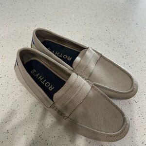 Rothy's Men's 9.5 Tan driving Loafers